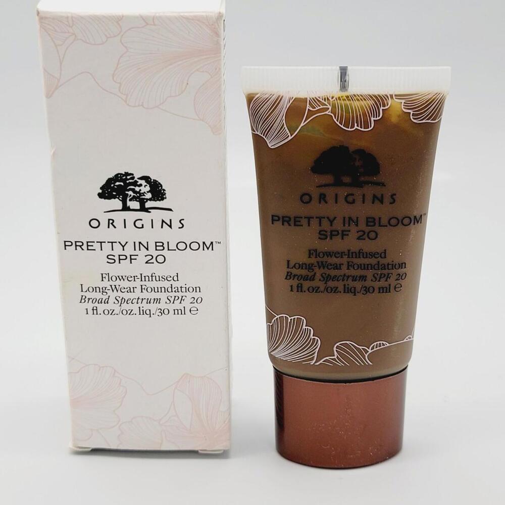 Origins Pretty in Bloom Flower-Infused Long-Wear Foundation #740 Very Deep Cool